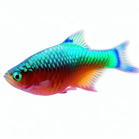 Tropical fish isolated on a white background. Colorful fish.の素材