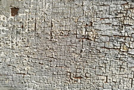 Old crackled painted wood textureの写真素材