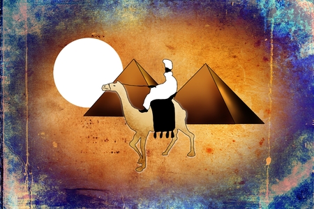 Africa retro vintage styleの写真素材