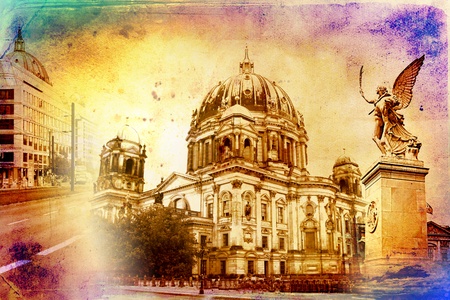 Berlin art design illustrationの写真素材