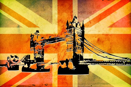 London art design illustrationの写真素材