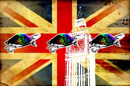 London art design illustrationの写真素材