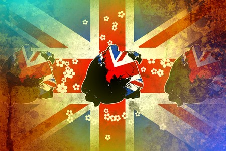 British art design illustrationの写真素材