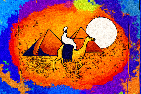 African motive ethnic retro vintageの写真素材