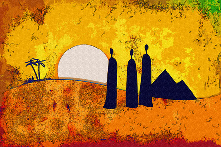 African motive ethnic retro vintageの写真素材