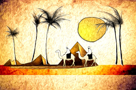 African ethnic retro vintageの写真素材