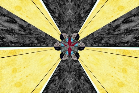 A star abstraction symetricの写真素材