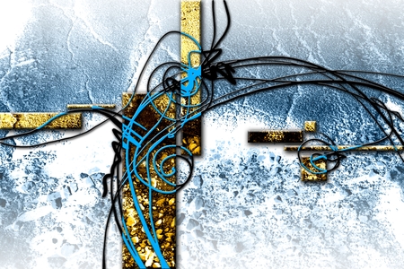 Abstract color design artの写真素材