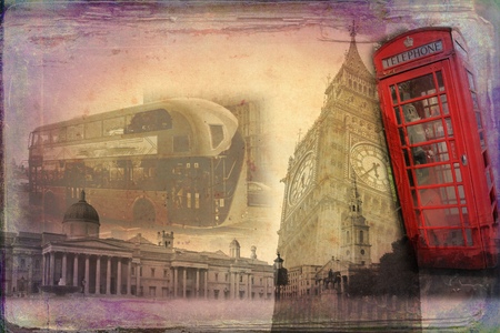London art design illustrationの写真素材