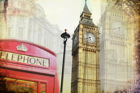 London art design illustrationの写真素材