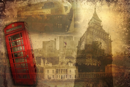 London art design illustrationの写真素材