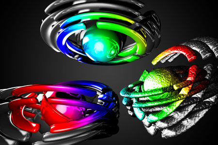 Art abstraction light color