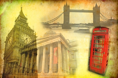 London art design illustrationの写真素材