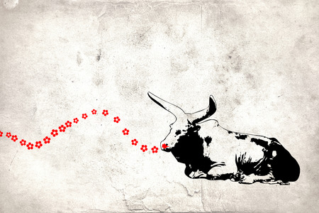 mural art design fun idea wallの写真素材