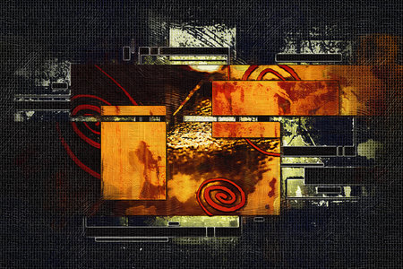 abstract color design art illustrationの写真素材