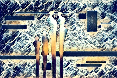 Ethnic art illustrationの写真素材