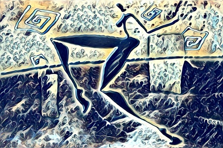 Ethnic art illustrationの写真素材