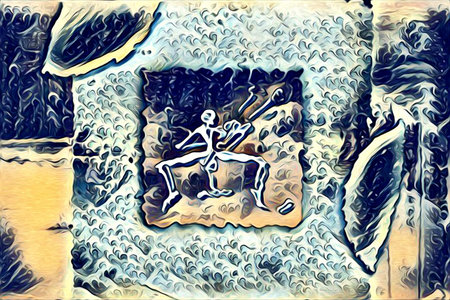 Ethnic art illustrationの写真素材