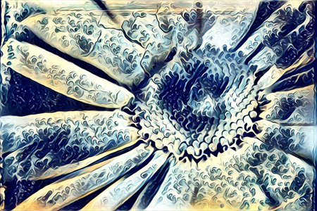 abstraction flower art illustrationの写真素材