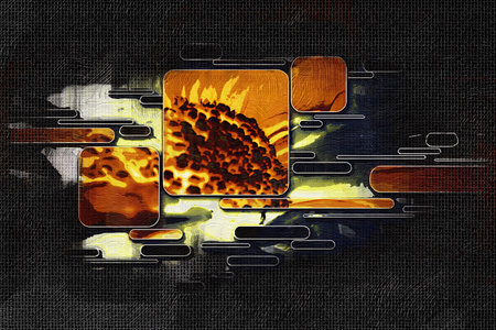 abstract color design art illustrationの写真素材