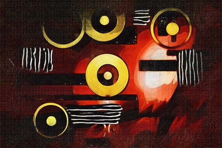 abstract color design art illustrationの写真素材