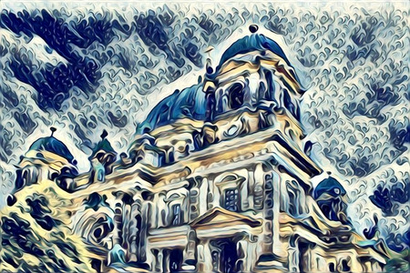 Berlin art vintage illustrationの写真素材