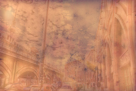 Berlin art texture illustration