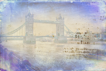 London art texture illustrationの写真素材
