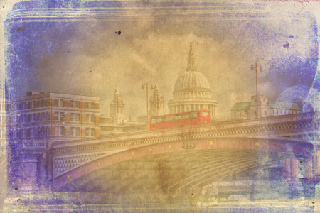 London art texture illustrationの写真素材