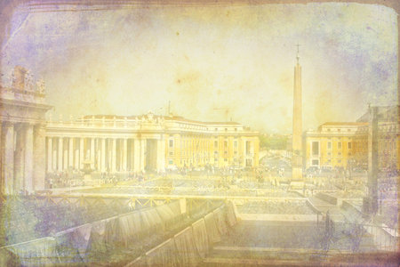 Vatican art illustration texture
