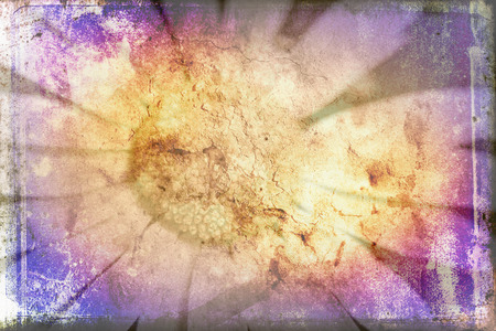 Vintage background with art illustration flowerの写真素材