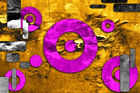 Abstract color design art illustrationの写真素材