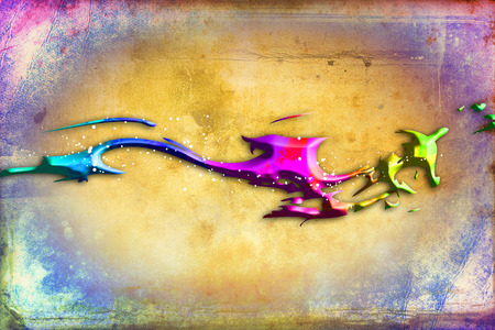 abstract color design art illustrationの写真素材