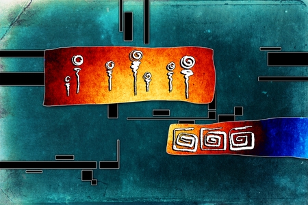 abstract color design art illustrationの写真素材