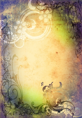 Grunge background with space for text or imageの写真素材