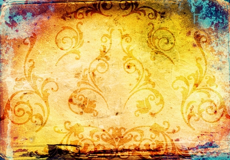 Grunge background with space for text or imageの写真素材