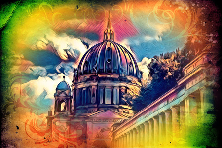 Berlin art designの写真素材