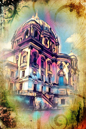 Berlin art designの写真素材