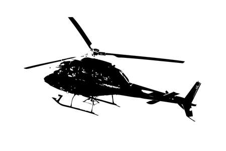 military helicopter drawing illustration art vintageの写真素材