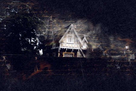 London big ben art drawing sketch illustration fun design vintage retroの写真素材