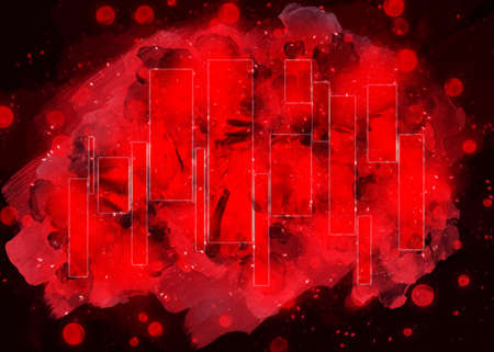 abstract color design art illustrationの写真素材