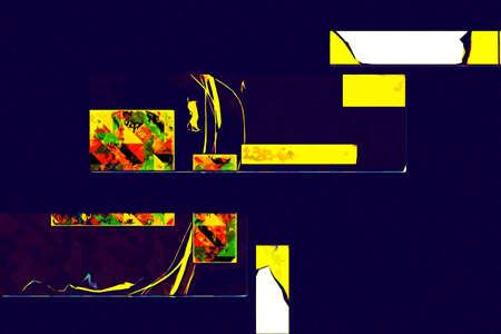 abstract color design art illustrationの写真素材