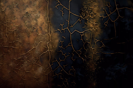 Grunge rusty metal texture with cracked paint. Abstract background for design.