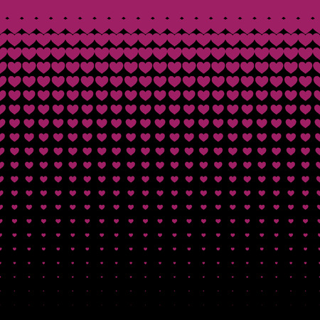 Beautiful seamless vector pattern with hearts. Can be used for wallpaper, pattern fills, web page background, surface textures.のイラスト素材