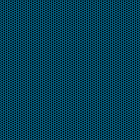 Beautiful Seamless vector blue hexagon pattern black background. Can be used for wallpaper pattern fills web page background surface textures.のイラスト素材