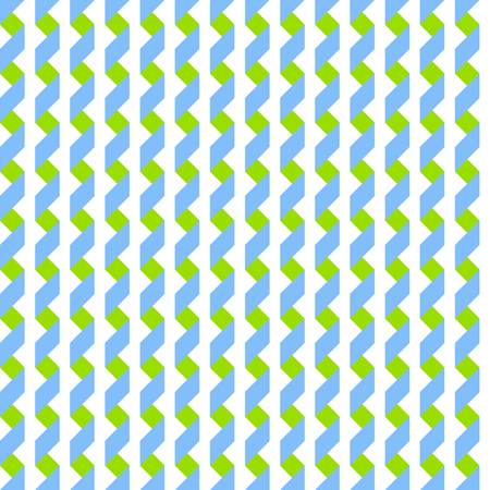 Aqua blue green contour abstract geometrical strips pattern design.のイラスト素材