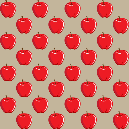 apple fruit contour abstract seamless pattern on light background for wallpaper, pattern, web, blog, surface, textures, graphic & printingのイラスト素材