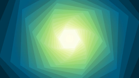 Geometric green blue hexagon background, can be used for wallpaper, pattern, web, blog, surface, textures, graphic & printing.のイラスト素材