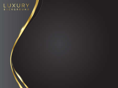 Abstract modern luxury background vector dark layers with shadow and dark gradient background can be used for wallpaper, pattern, web, blog, surface, textures, graphic, card, banner & printing.のイラスト素材