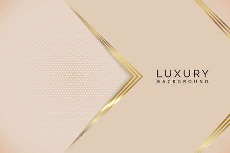 Modern luxury abstract golden strips background can be used for greetings, cards, invitation, wallpaper, web, blog, graphic & printing.のイラスト素材